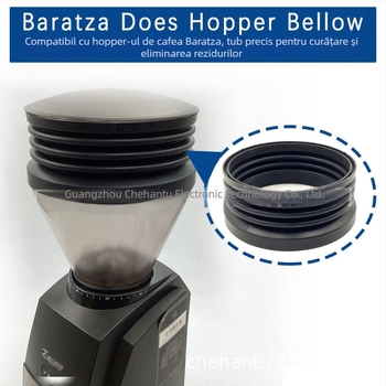 Accesoriu de curățare hopper Baratza pentru râșnița de cafea — Che Hantu, stil modern minimalist; model cu dungi; suprafață desenată manual; lansare toamna 2023