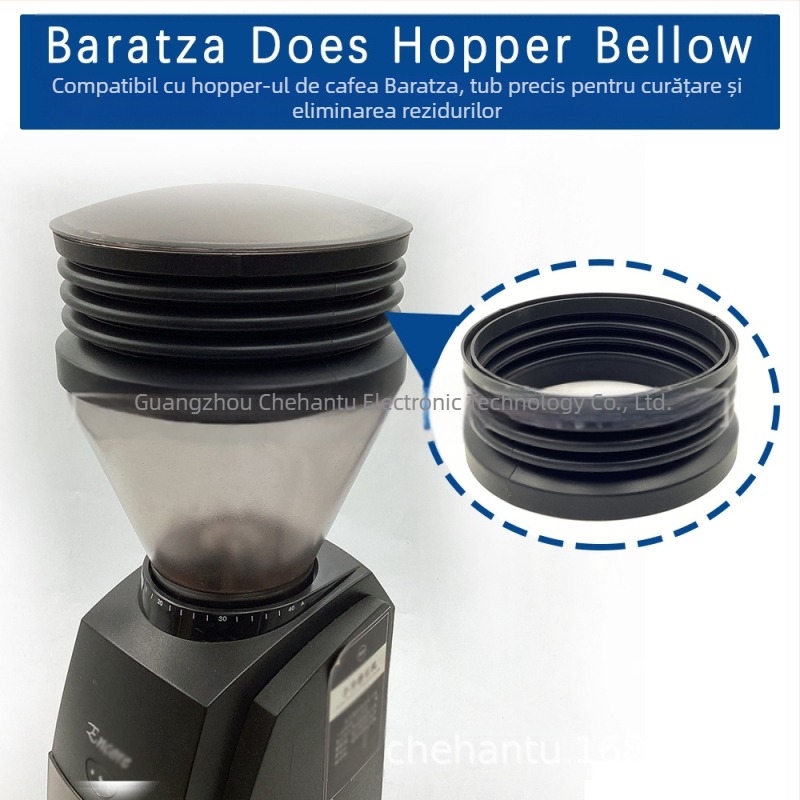 Accesoriu de curățare hopper Baratza pentru râșnița de cafea — Che Hantu, stil modern minimalist; model cu dungi; suprafață desenată manual; lansare toamna 2023