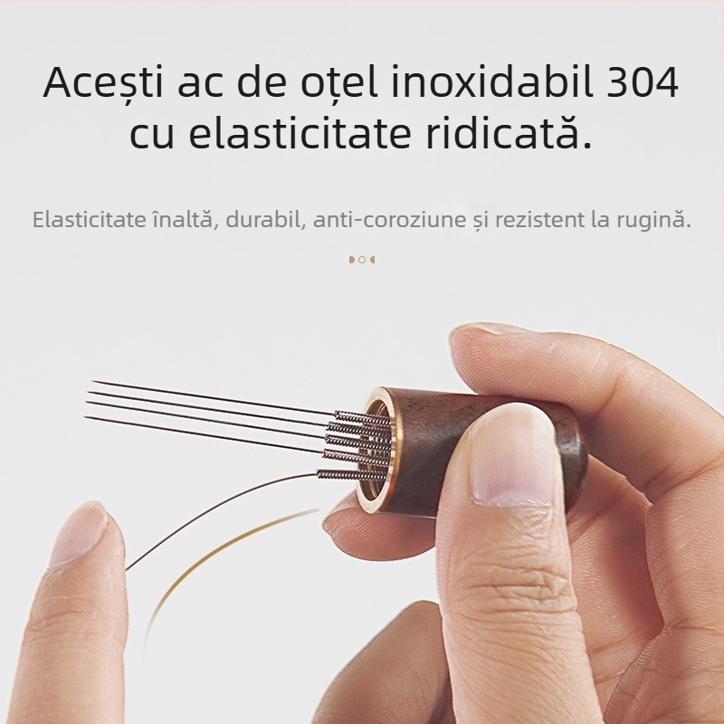 WDT Mini Ața de distribuție a pulberii de cafea — Oțel inoxidabil, realizat manual, de înaltă calitate, KOFFR