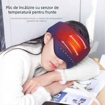 Casca de masaj cap și ochi cu airbaguri, alimentare USB, 3 viteze, model GX-501