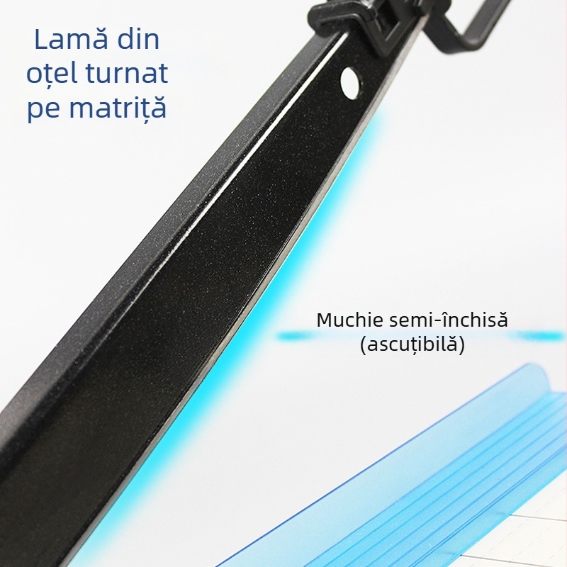 Tăietor de hârtie manual A4, model SL-A, din plastic, instrument de birou pentru tăiere