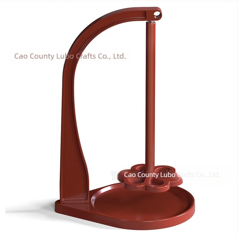 Suport din lemn pentru fir, rotativ, cu bază detașabilă în formă de floare — 3 niveluri, pentru tricotat și țesut