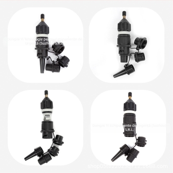 Adaptor de valve multifuncțional pentru SUP gonflabil, caiac și saltea gonflabilă; din nylon