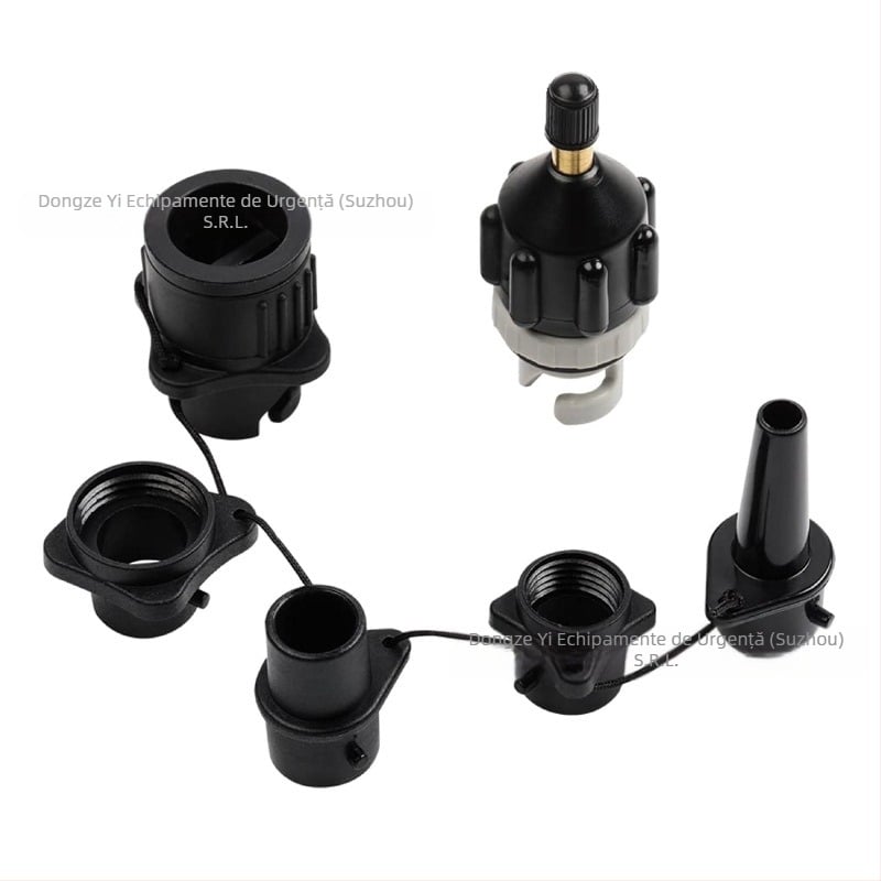 Adaptor de valve multifuncțional pentru SUP gonflabil, caiac și saltea gonflabilă; din nylon