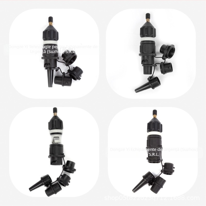 Adaptor de valve multifuncțional pentru SUP gonflabil, caiac și saltea gonflabilă; din nylon