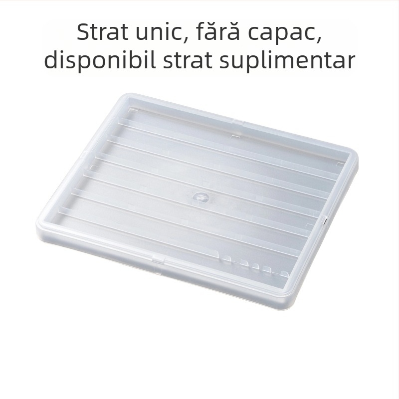 Cutie de depozitare pentru capace de taste pentru tastatura mecanică — Stackabilă, Rezistentă la praf, Material PP, Design modern minimalist