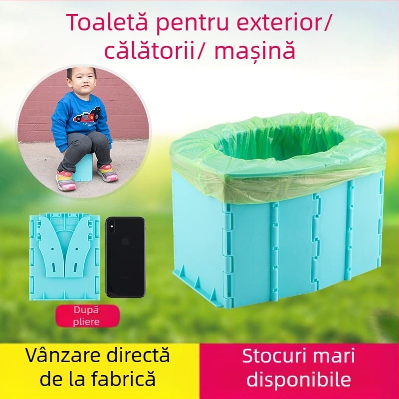 Toaletă pliabilă pentru bebeluși pentru mașină, CPC certificată, portabilă, PP, Zhejiang