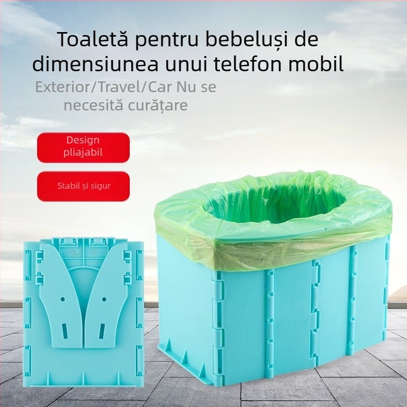 Toaletă pliabilă pentru bebeluși pentru mașină, CPC certificată, portabilă, PP, Zhejiang