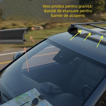 Jinqilai bandă etanșantă durabilă pentru bagajul de pe plafonul mașinii, model 19, pentru bagajul de pe plafon