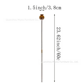 Col decorativ din oțel pentru gazon – artă geometrică metalică, stil minimalist modern