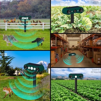 Sistem de alarmă IR cu dispozitiv ultrasonic de repulsie a dăunătorilor, model N911W, alimentare 3.7V, potrivit pentru magazine, locuințe, depozite, zone rezidențiale, clădiri și garaje.