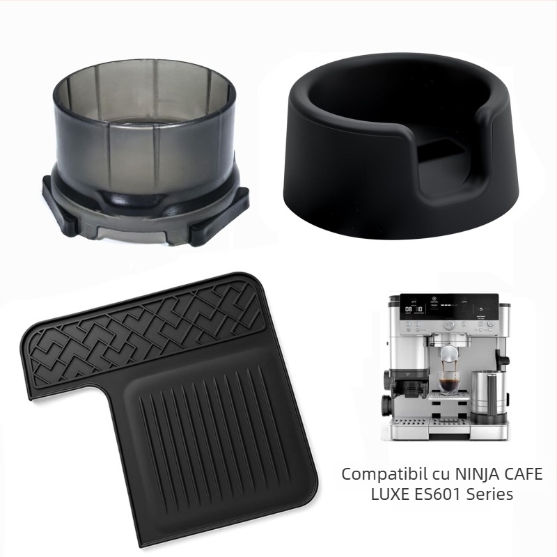 Set accesorii filtrare pentru mașina de cafea ES601 – bază pentru mâner, inel de filtrare și suport antiaderent superior (Model ES601 • Filtrare • Dispozitiv de filtrare cafea • Accesorii)