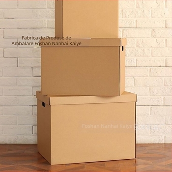 Cutie pliabilă din carton BC ondulat, 350 gsm, personalizabilă cu imprimare logo (relief, UV, gravură, ștampilare cu argintiu)