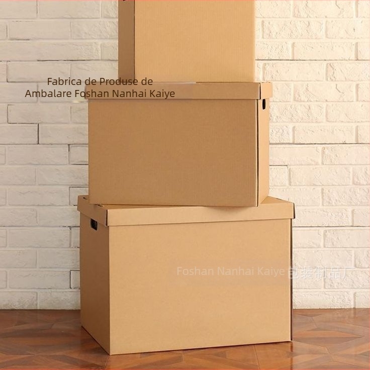 Cutie pliabilă din carton BC ondulat, 350 gsm, personalizabilă cu imprimare logo (relief, UV, gravură, ștampilare cu argintiu)