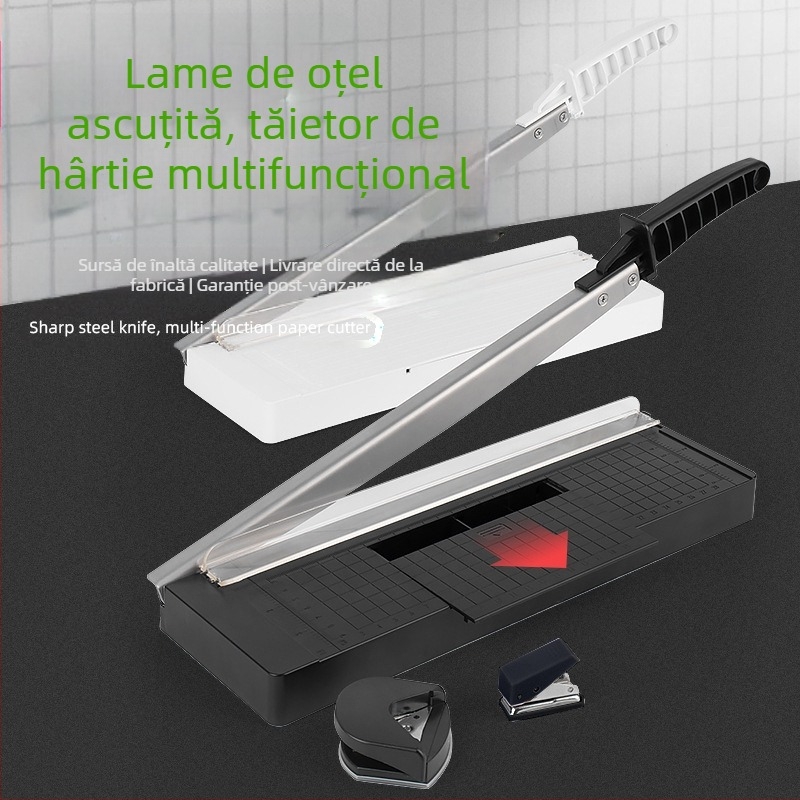 862-3 3 în 1: rotunjire a colțurilor, găurire și tăierea hârtiei — dispozitiv de birou portabil (Model 862-3, Zhiyuan)