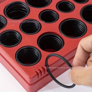 Set O‑ringuri 419 bucăți, nitril, rezistent la uzură, la temperaturi înalte, pentru industria auto