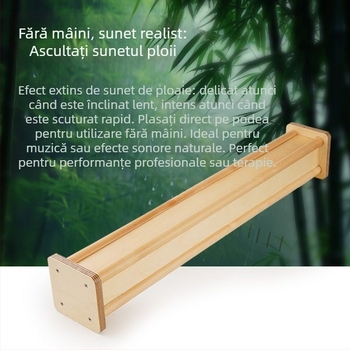 Bețișor de ploaie din lemn de mesteacăn pentru terapie sonoră a ploii, yoga și meditație — Brand Orange, Model 1063