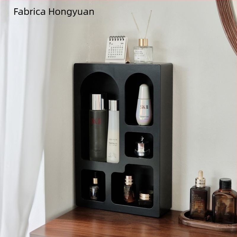 Dulap de depozitare din lemn, stil simplu, pentru cosmetice și accesorii de ceai, model hyd987654