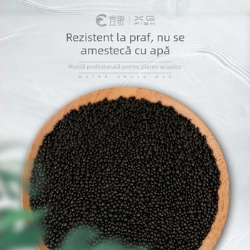 Substrat de nămol pentru plantele acvatice, amenajare acvariu, 20 kg, set de 50 buc.