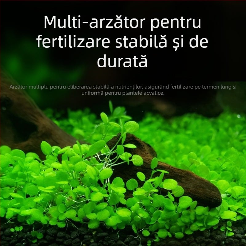 Substrat de nămol pentru plantele acvatice, amenajare acvariu, 20 kg, set de 50 buc.