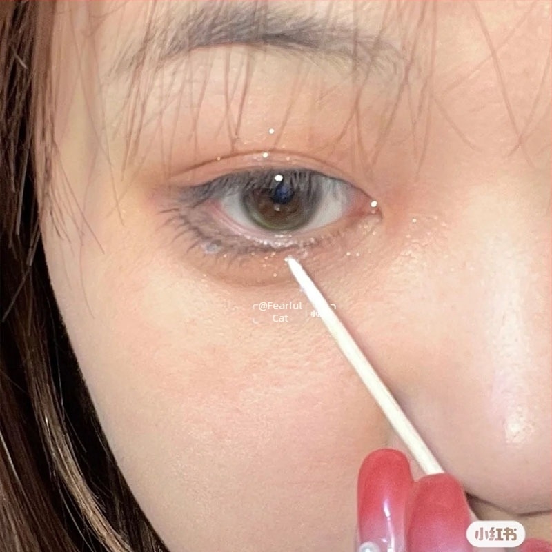 Bețișoare de bumbac de unică folosință, vârf ascuțit, vârf fin – pentru frumusețe, tatuaje, machiaj și linie de tuș pentru ochi