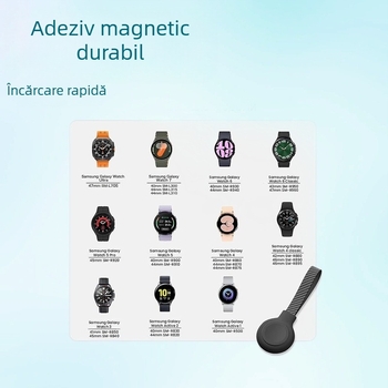 Încărcător fără fir pentru Apple Watch, cu cablu USB, încărcare magnetică rapidă, compact pentru călătorii, ieșire 1 A / 3,5 W