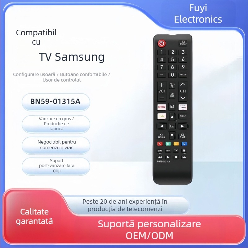 GT 1315A telecomandă pentru Samsung TV – compatibil LCD/LED HDTV 3D, rază de 10 m