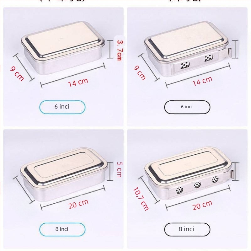 Cutie pentru ace din oțel inoxidabil medical 304, cutie de dezinfectare cu capac, tavă perforată pentru instrumente de acupuntură, rezistent la iodofor