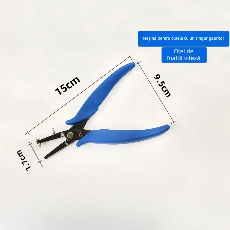 Clește perforator pentru curele și brățări — gaură unică 1,6 mm, 160 g