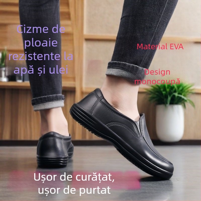 Pantofi bucătar, partea superioară EVA, talpă EVA din spumă, slip-on, unisex, antiderapant