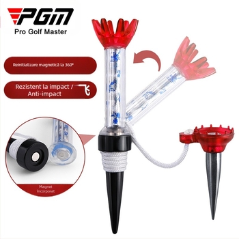 Set de accesorii golf PGM cu clips pentru șapcă, marker magnetic pentru minge, TEE și unealtă de reparare a divotului – cutie cadou
