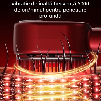 Pieptene electric de masaj cu ceață de ulei esențial pentru scalp sănătos și îngrijire a părului — Model 001; Funcție: Masaj; Pentru adulți; Viteză: 1; Nr. articol: 002; Lansare: 2025