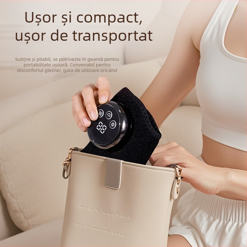 Masajer electric pentru gleznă cu terapie prin căldură, încărcare, temporizare, control mecanic, marcă Neutral, model XBL-8687