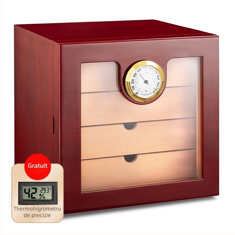 Cutie humidor pentru țigări, lemn, Bear zhizhe, 1 bucată, stil minimalist