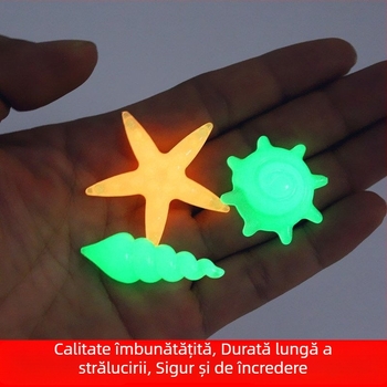 Pietre luminate pentru acvariu, piatră oceanică, decor pentru fundul acvariului, cod 020