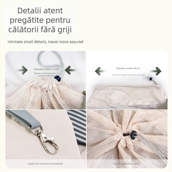 DODOPET Rucsac pentru animale de companie din piele naturală – geantă de ieșire pentru câini până la 6 kg și pisici până la 7 kg