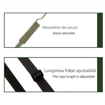 Lesă pentru câini din oțel inoxidabil, PETALENT, utilizare universală, model SCL9462B