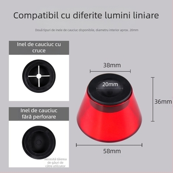 Suport pentru artă unghii cu scut de lumină anti-albastru, din plastic, model zqgj0430, 1 bucată