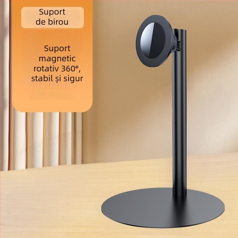 Suport pentru telefon pe birou – magnetic; MagSafe compatibil; fier; universal
