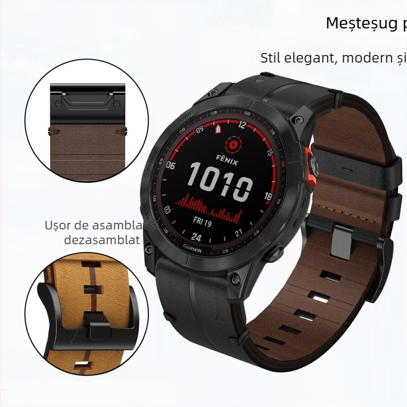 Brățară de silicon înlocuibilă pentru Garmin Fenix 5x/6x/7x