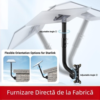 Suport metalic pentru router extender – montaj pe perete, material: oțel din carbon/oțel aliat; marcă Korki; pentru zone exterioare cu semnal slab (Material: oțel din carbon/aliat; Montaj: pe perete; Domeniu: exterior, semnal slab)
