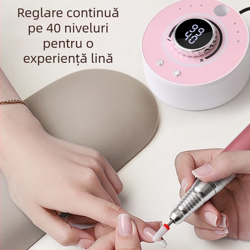 Freza pentru unghii QK-169A, 36000 RPM, 630 g, modelare și polisare unghii, metal + ABS + componente electronice