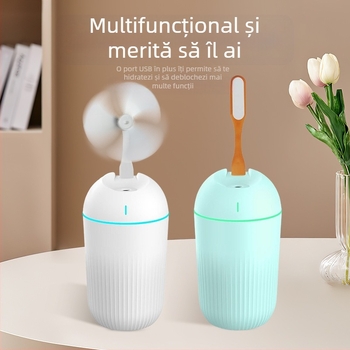 Umidificator X5, alimentare USB, rezervor 0,5 L, 1 ieșire ceață, iluminare ambientală