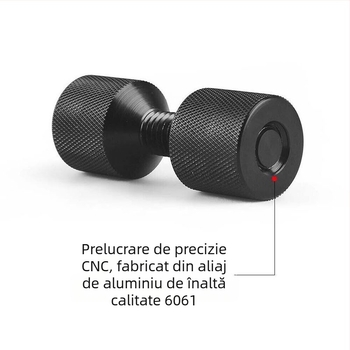 NACHEE set pini poziționare flanșă cu două găuri, aluminiu 6061, ASME 150LB, model general