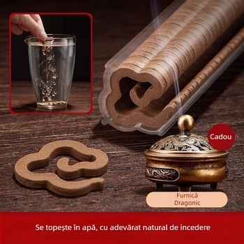 Recipient pentru tămâie, din aliaj, tămâie Agarwood, utilizare în interior, durată îndelungată