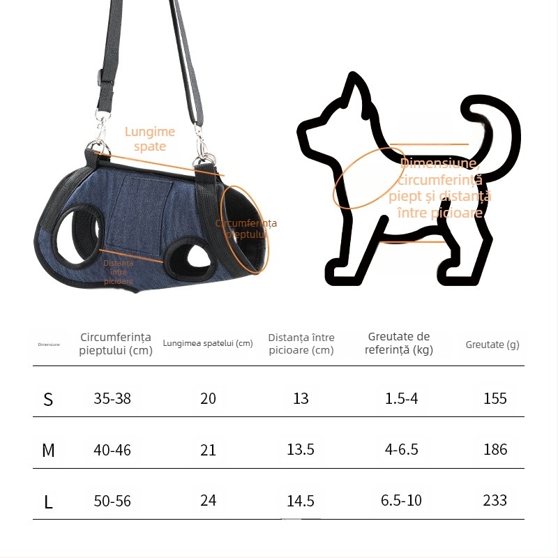 Geantă pentru animale de companie pentru ieșiri – Material: Sandwich Mesh + Denim; Cod produs: 10184; Categorie: Geantă pentru animale; Duritate: Medie; Model: Monocrom