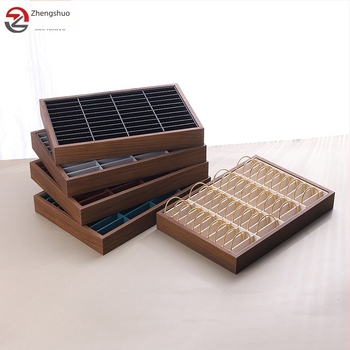 Suport pentru brățări, lemn masiv, design pătrat, un singur nivel, de înaltă calitate, Primăvara 2025