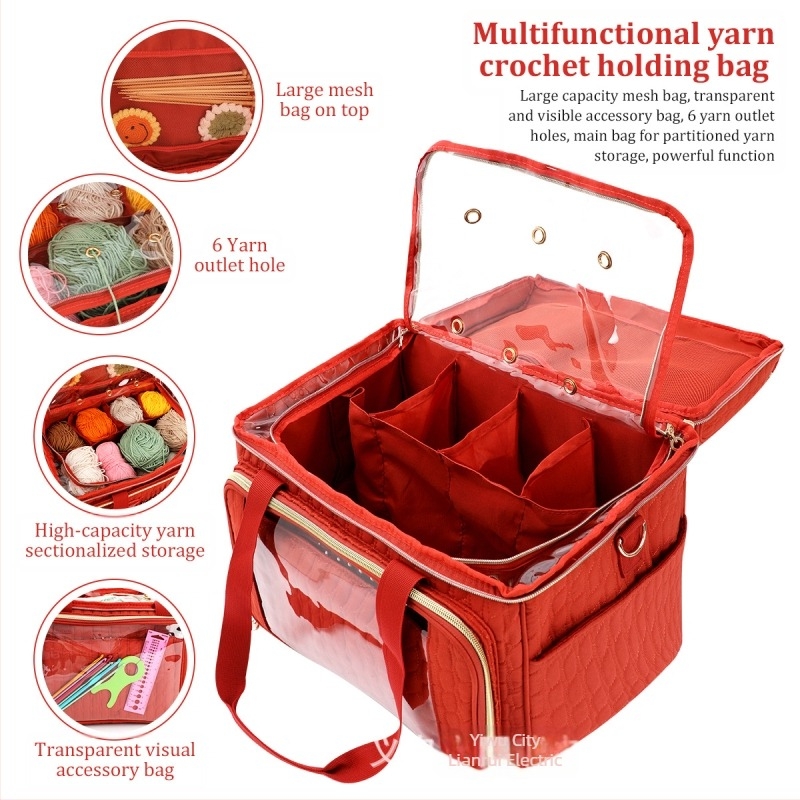 Sac de depozitare din velur pentru fire de lână, stil cub, model EB123, multifuncțional