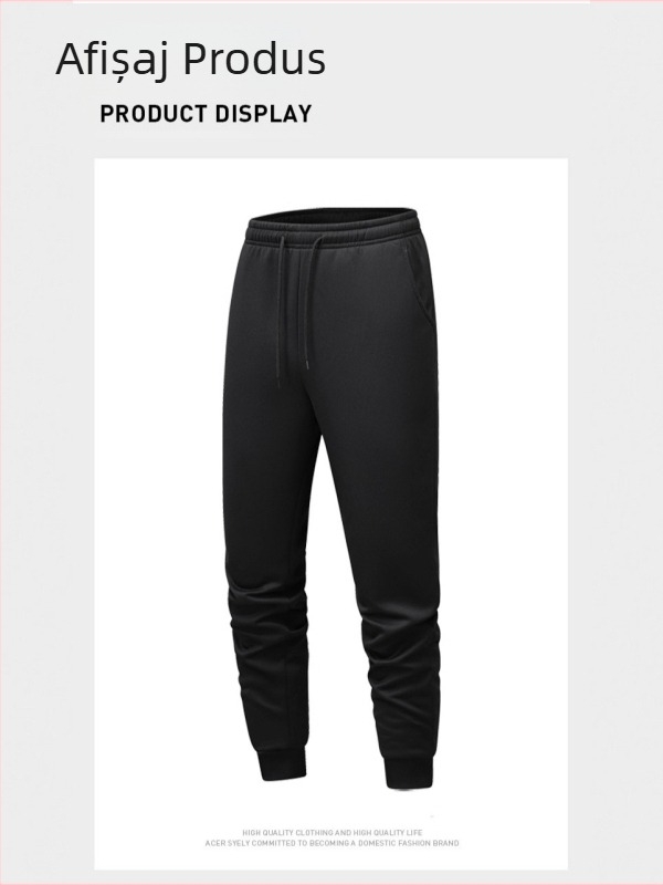 Pantaloni cargo în stil coreean, croială dreaptă, grosime extra, 95% bumbac