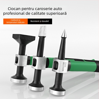 Wolffan Set unelte pentru reparații auto din oțel cu carbon înalt – instrument de modelare a tablei, reparații auto, greutate netă 1000 g, oțel cu conținut înalt de carbon, cap pătrat ascuțit